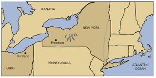karta, New York i Ohio