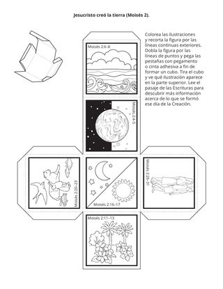 Hoja de actividades: Jesucristo creó la Tierra