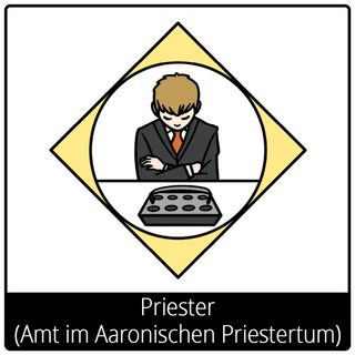 Symbol für Evangeliumsbegriff: Priester (Amt im Aaronischen Priestertum)