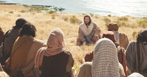 Jesus Christ in Sermon on the Mount