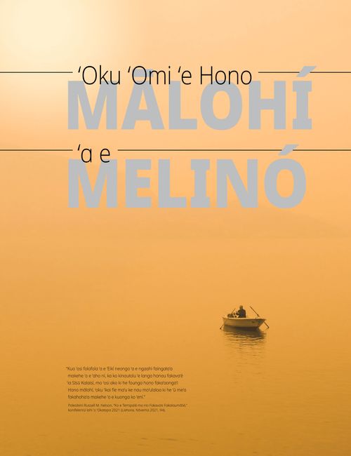 pousitā “ʻOku ʻOmi ʻe Hono Mālohí ʻa e Melinó“