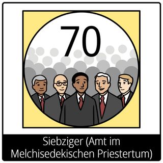 Symbol für Evangeliumsbegriff: Siebziger (Amt im Melchisedekischen Priestertum)