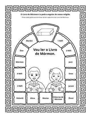 página de atividade: O Livro de Mórmon é a pedra angular de nossa religião