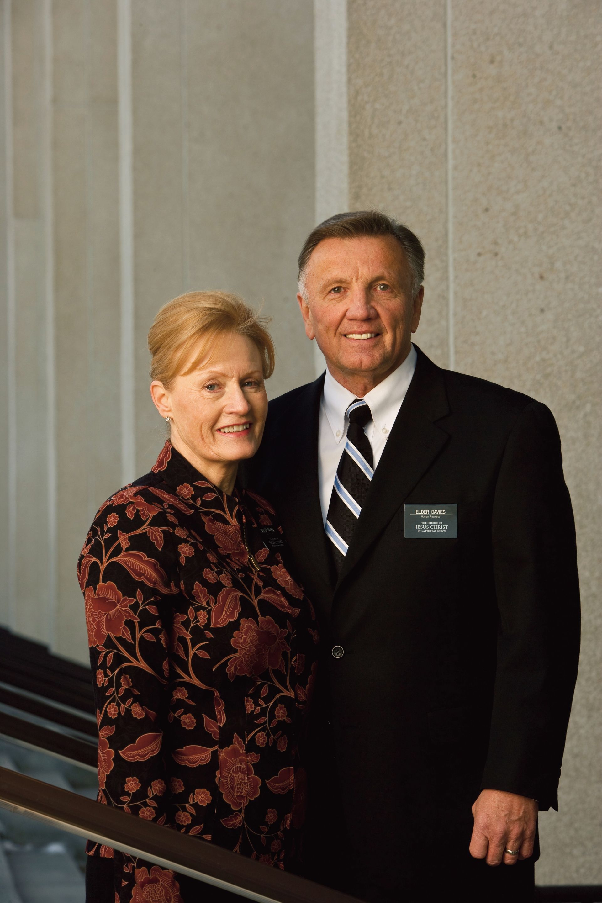 A portrait of a senior missionary couple.
