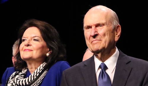 President and Sister Nelson in Montreal, Canada