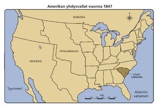 map, North America