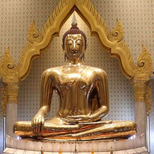 golden Buddha statue