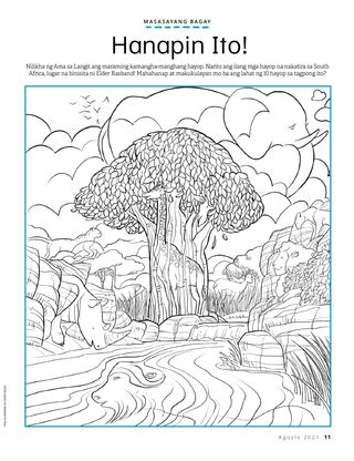 coloring page with hidden animal picture