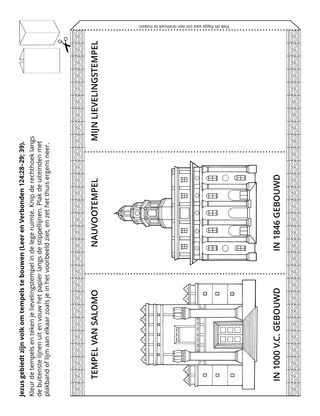 doe-pagina: Jezus gebiedt zijn volk om tempels te bouwen