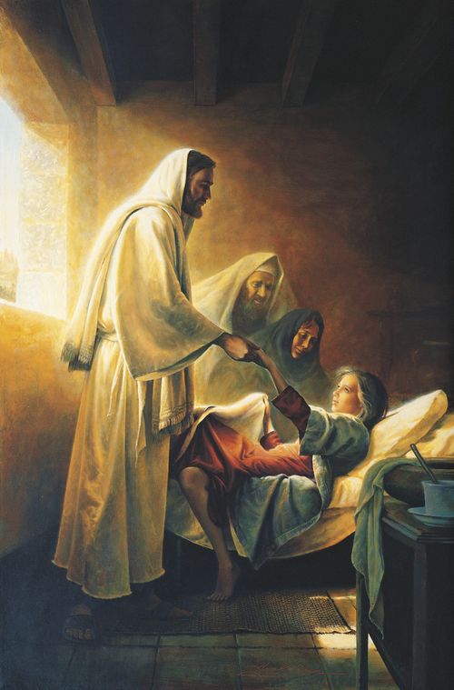 Jesus Blessing Jairus’s Daughter