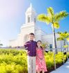 Children in front of the San Juan Puerto Rico Temple