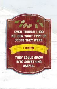 seeds with quote