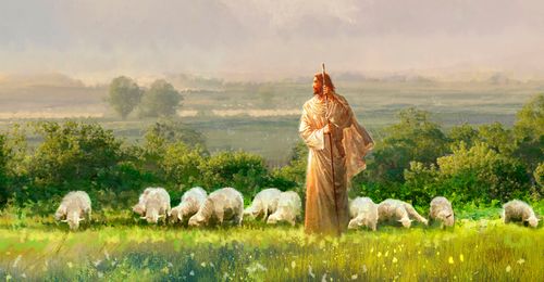 Jezus Christus als de goede Herder