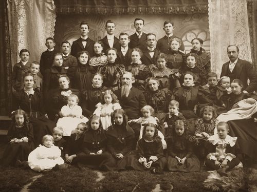 Präsident Joseph F. Smith mit seiner Familie