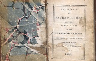 title page of 1835 Church hymnal