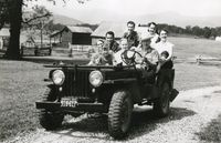 Benson family in jeep