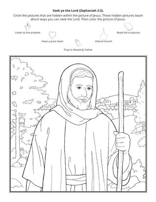 nahum the prophet printable coloring pages