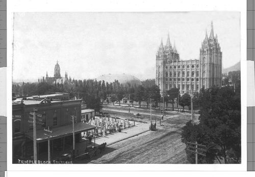 Salt Lake Temple in 1892