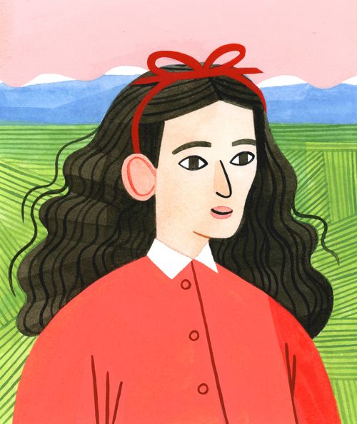 cut-out card of Marie Cardon