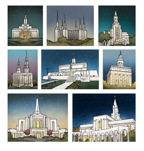 temple pictures to cut out