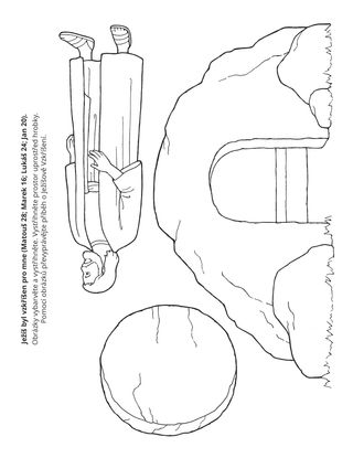 stránka s činnostmi: Ježíš byl za mne vzkříšen