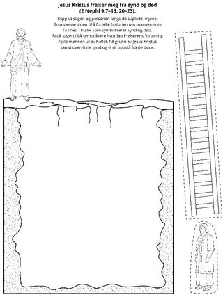 aktivitetsside: Jesus Kristus frelser oss fra synd og død