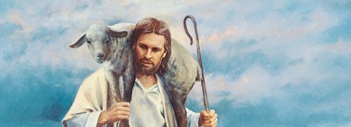 Cristo carregando um cordeiro