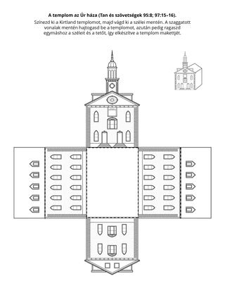 tevékenységi oldal: a templom az Úr háza