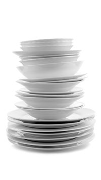 stacked dishes