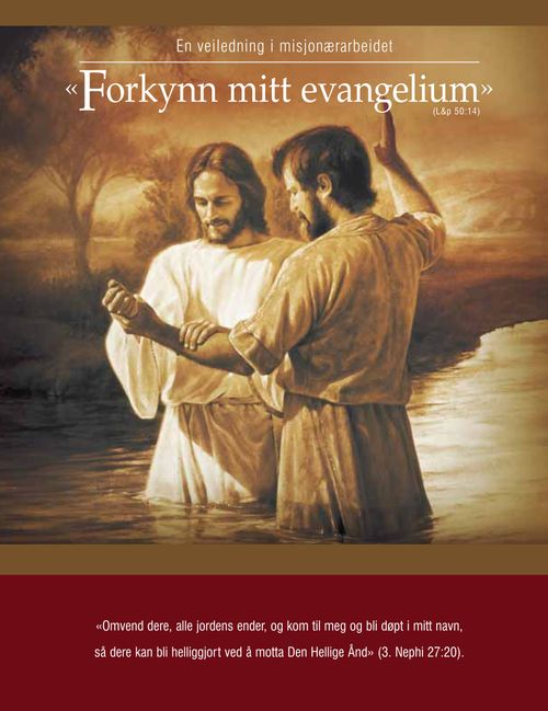 Forkynn mitt evangelium, omslag