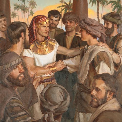 Josef aus Ägypten versöhnt sich mit seinen Brüdern