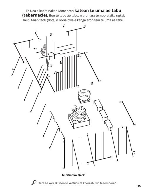 The Tabernacle coloring page