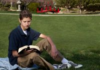 youth studying scriptures