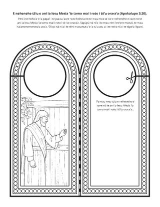 ʼapi ʼohiparaʼa: E nehenehe tā’u e ani ia Iesu Mesia ’ia tomo mai i roto i tō’u orara’a.