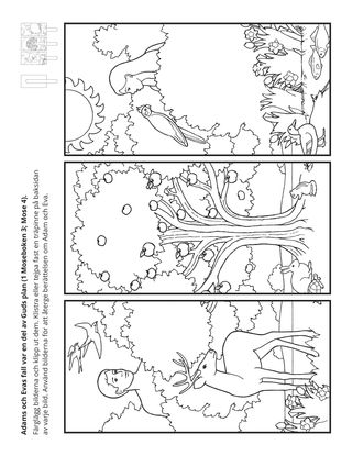 aktivitetssida: Adams och Evas fall var en del av vår himmelske Faders plan