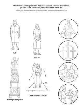 tegevusleht: Mormoni Raamatu prohvetid tunnistasid Jeesusest Kristusest