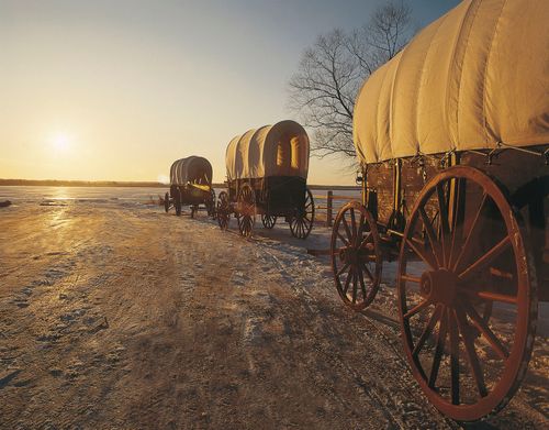 covered wagons