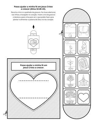 página de atividades: Eu posso ter fé em Jesus Cristo