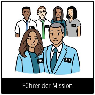 Symbol für Evangeliumsbegriff: Missionsführer