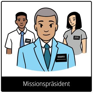 Symbol für Evangeliumsbegriff: Missionspräsident