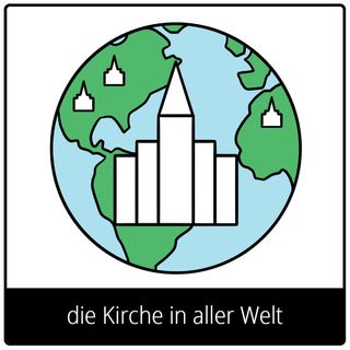 Symbol für Evangeliumsbegriff: die Kirche in aller Welt