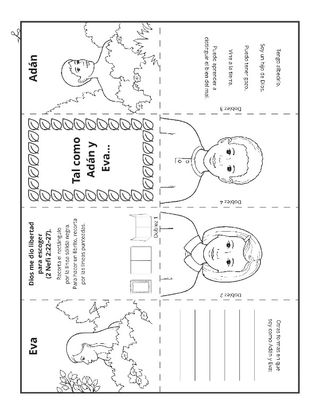 Hoja de actividades: Tal como Adán y Eva, tengo albedrío