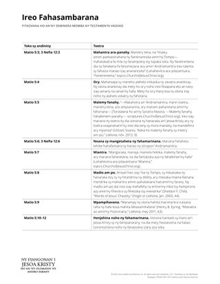 The Beatitudes handout