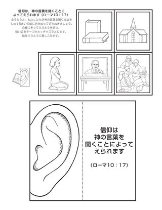 活動ページ：信仰は神の言葉を聞くことによって得られます