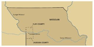 peta, bagian utara Missouri