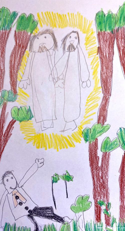 Child’s drawing of the First Vision