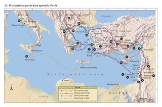 zemljopisna karta, istočni Mediteran