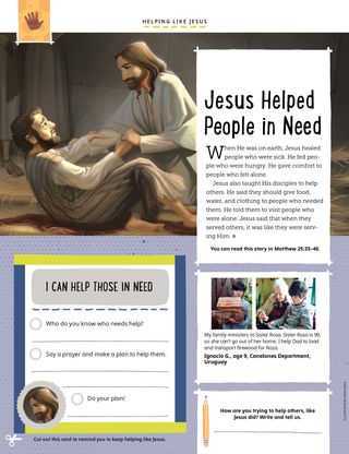jesus said help others