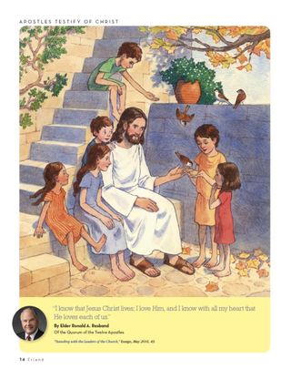 illustration of Jesus sitting with children