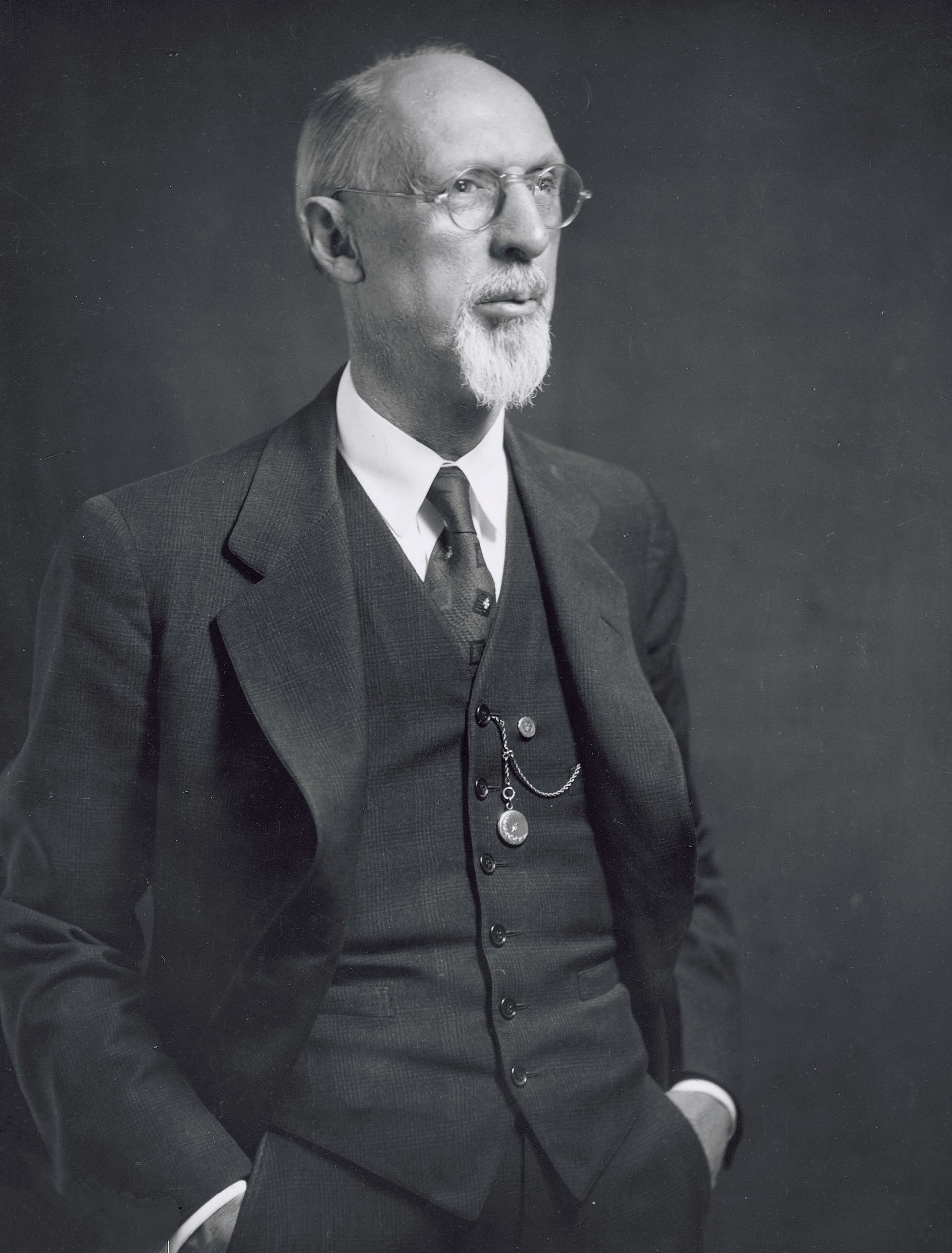 The prophet George Albert Smith standing with his hands in his pockets. Teachings of Presidents of the Church: George Albert Smith (2011), 56